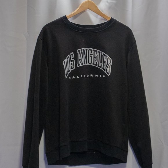 Los Angeles Light Sweater Black and White - Men's Large - Picture 1 of 3